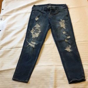 Hollister low rise boyfriend jeans